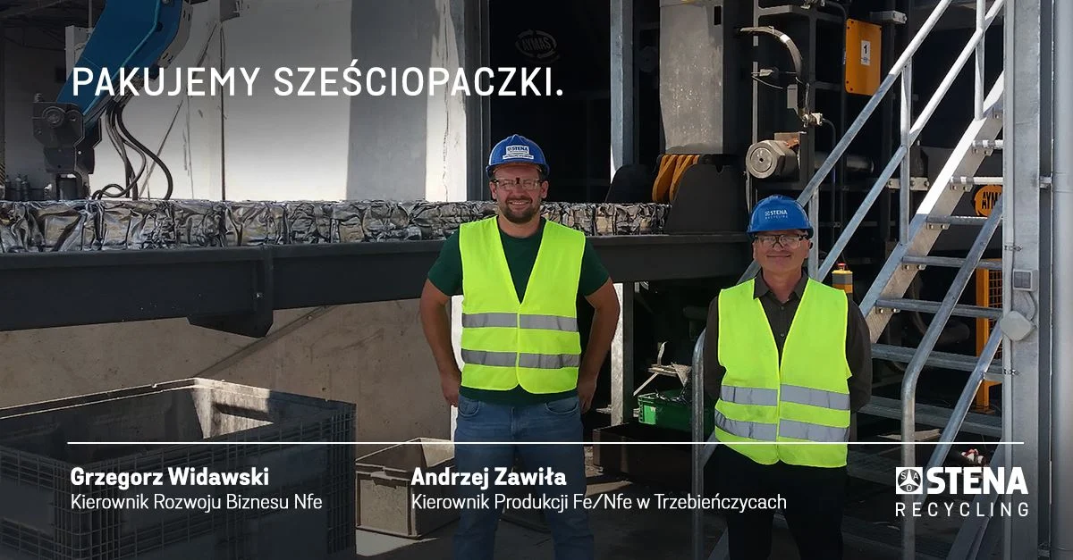 Pracownicy Stena Recycling w Trzebieńczycach