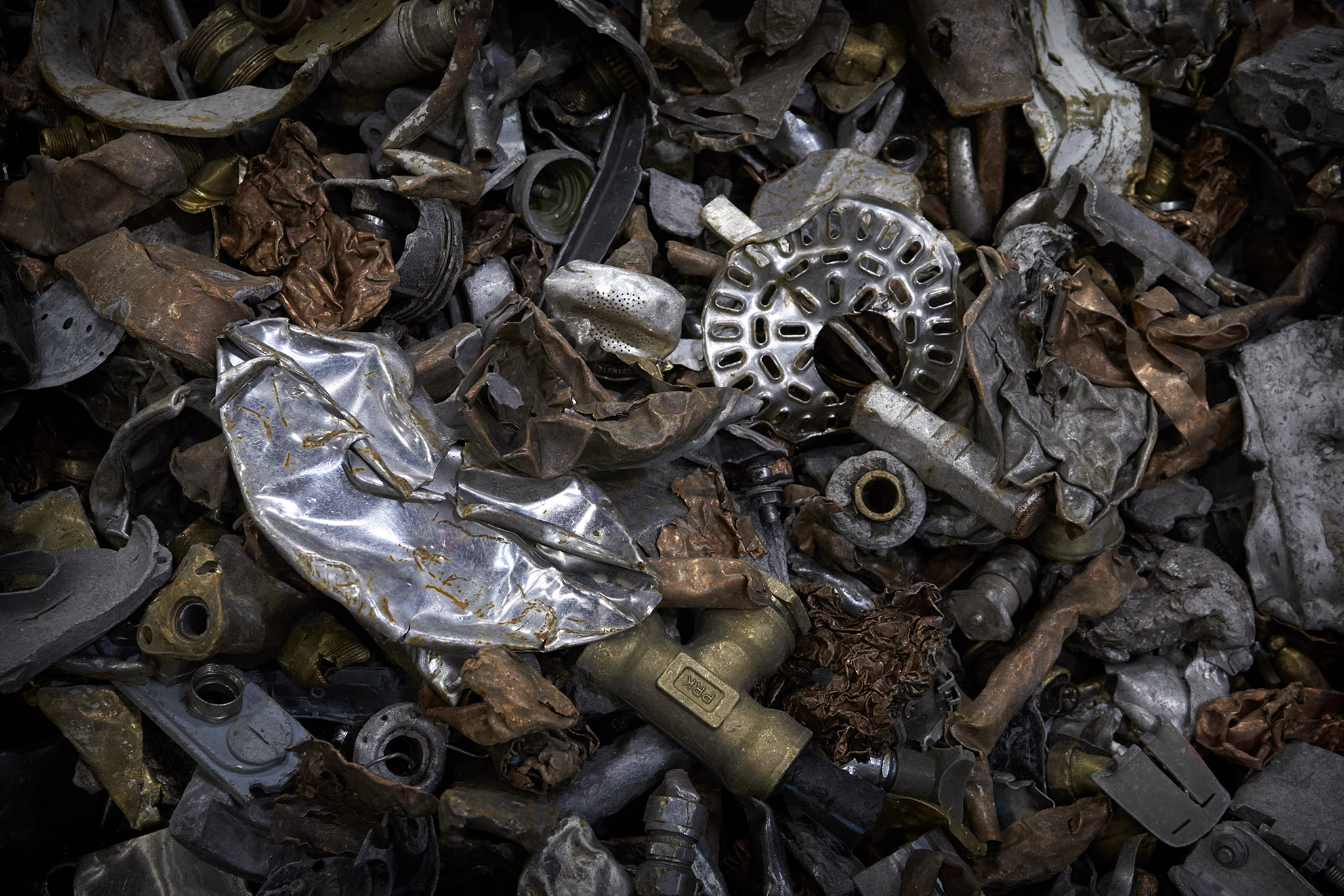 Bild på olika blandade metaller