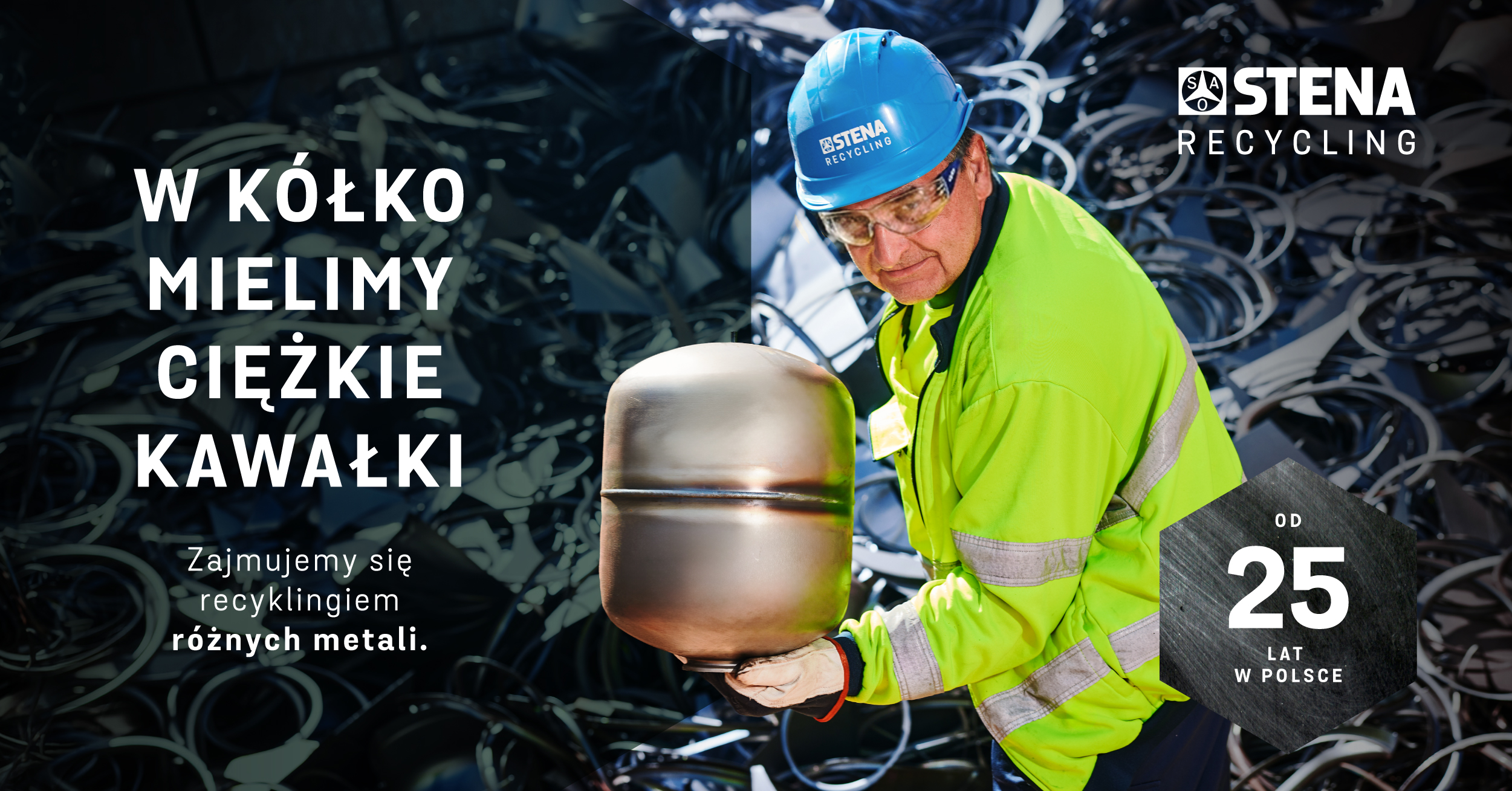 Stena Recycling 25 lat w Polsce, pracownik, praca