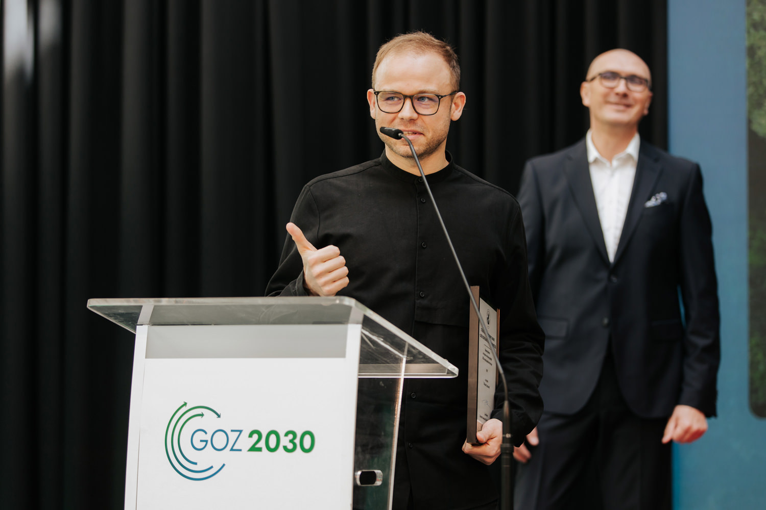 Przedstawiciel firmy Fixit SA - Lidera konkursu Stena Circular Economy Award