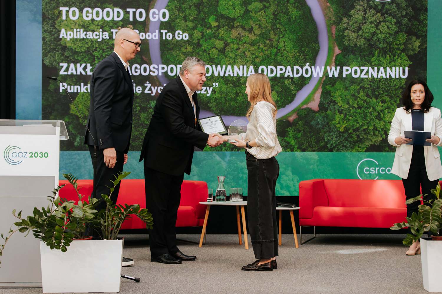 Rozdanie nagród w ramach Stena Circular Economy Award - wyróżnione Too Good To Go