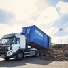 Ciężarówka Stena Recycling transportująca odpady 
